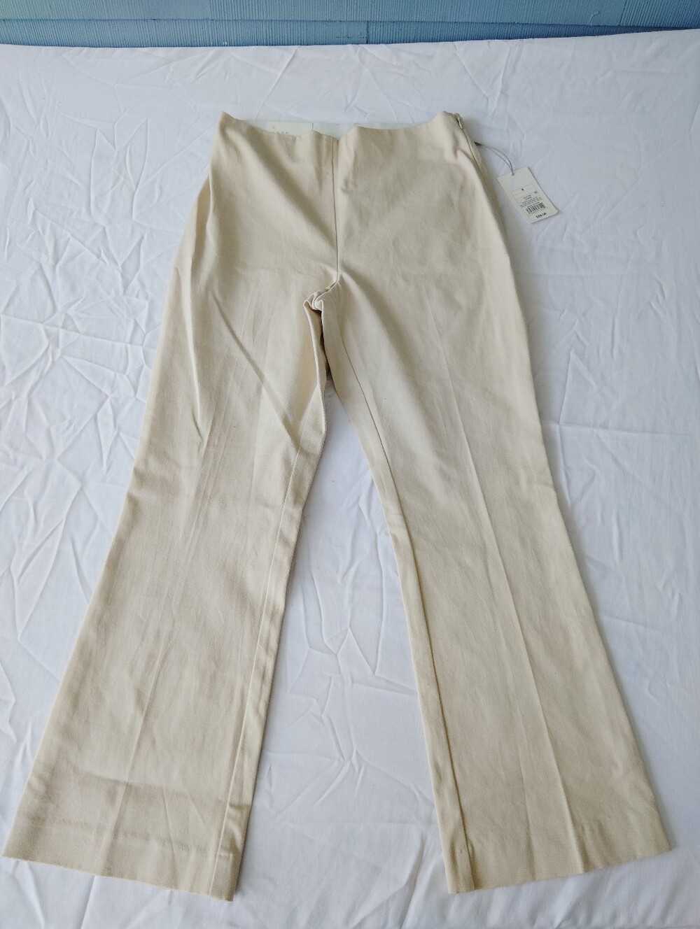 A New Day Women's Cream Flared Jeans
